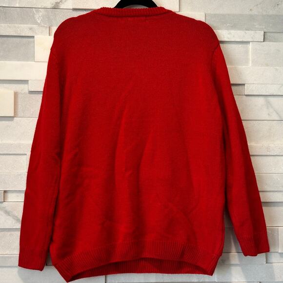 FOREVER 21 Ugly Christmas Tree Sweater Sequins Bells Candy M Festive Holiday - Picture 2 of 6